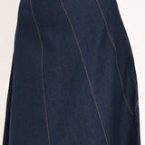 INDIGO SWAY DENIM ANKLE SKIRT