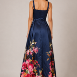 Navy Bouquet Gown