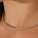 Cynthia 2MM Tennis Necklace