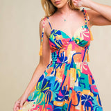 BE BLISSFULLY HAPPY WOVEN ROMPER