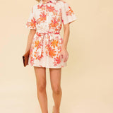 SOUTHERNMOST CHARM WOVEN ROMPER