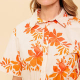 SOUTHERNMOST CHARM WOVEN ROMPER