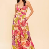 SAFE HAVEN PINK WOVEN JUMPSUIT