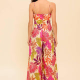 SAFE HAVEN PINK WOVEN JUMPSUIT