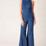 BOOK NOOK MEDIUM INDIGO DENIM JUMPSUIT