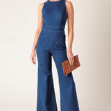 BOOK NOOK MEDIUM INDIGO DENIM JUMPSUIT