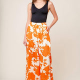 TIME FOR ORANGE TEA WOVEN PANTS