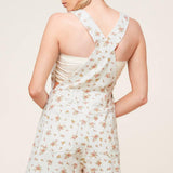 INVITE ONLY OFF WHITE WOVEN ROMPER
