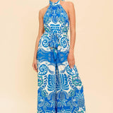 CROSS YOUR MIND WOVEN JUMPSUIT