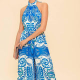 CROSS YOUR MIND WOVEN JUMPSUIT