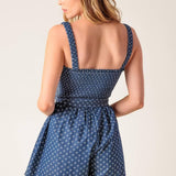 FULL FOCUS DENIM WOVEN ROMPER