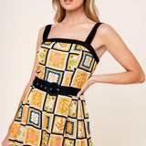 PERFECT TIMING WOVEN ROMPER