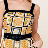 PERFECT TIMING WOVEN ROMPER