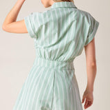 BRIDGET LA FRANCE WOVEN ROMPER