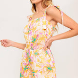 MOONLIT PATHWAY WOVEN ROMPER