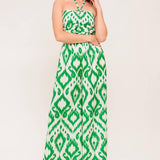 ANGELIC TOUCH GREEN WOVEN JUMPSUIT