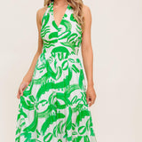 GARDEN WHISPER GREEN WOVEN JUMPSUIT