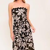 DREAMY ELEGANCE BLACK WOVEN JUMPSUIT