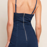 TRENDSETTING MEDIUM INDIGO DENIM JUMPSUIT
