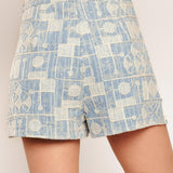 ARTISAN GRID WOVEN SKORT