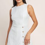 CONFIDENTLY YOURS WOVEN LACE SKORT ROMPER
