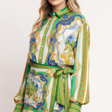 VINTAGE HEIRESS WOVEN SKORT