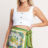 VINTAGE HEIRESS WOVEN SKORT