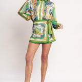VINTAGE HEIRESS WOVEN SKORT