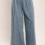 RELAXED DRAPE LIGHTWEIGHT DENIM PANTS