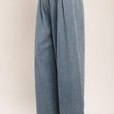 RELAXED DRAPE LIGHTWEIGHT DENIM PANTS