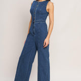 CITY STROLL DENIM JUMPSUIT