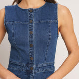 CITY STROLL DENIM JUMPSUIT