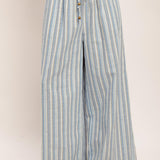 COASTAL DAY STRIP WOVEN PANTS