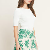 BOTANICAL POP WOVEN SKORT