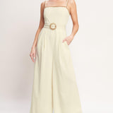 THE QUIET STATEMENT WOVEN JUMPSUIT