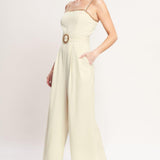 THE QUIET STATEMENT WOVEN JUMPSUIT