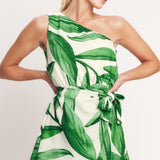 LEAFY LOVE STORY WOVEN SKORT ROMPER