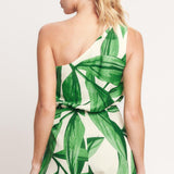 LEAFY LOVE STORY WOVEN SKORT ROMPER