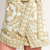 PALM BAZAAR WOVEN SKORT