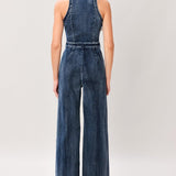 COOL STRUCTURE DENIM JUMPSUIT