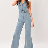 FLARE ICON DENIM JUMPSUIT