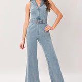 FLARE ICON DENIM JUMPSUIT