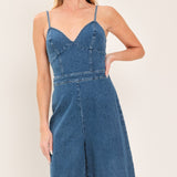 JUST A FEELING DENIM JUMPSUIT