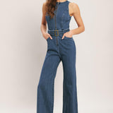STREET CHIC DENIM JUMPSUIT