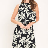 COASTAL NOIR WOVEN JUMPSUIT