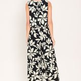 COASTAL NOIR WOVEN JUMPSUIT