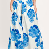 TROPIC BLUE WOVEN PANTS