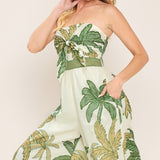 PALM SOCIETY WOVEN JUMPSUIT