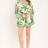 VACATION MODE WOVEN ROMPER