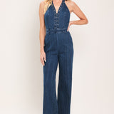 BLUE REVERIE DENIM JUMPSUIT